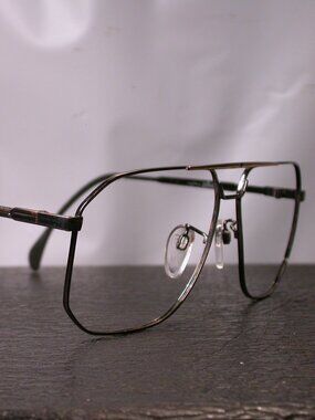 Silhouette Titan Gunmetal and Gold Eyeglasses Made in Austria